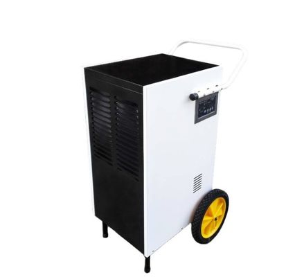 Metal Body 90L/D Industrial Dehumidifier with Big Wheels and Easy-moving Pushing Hand