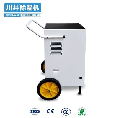 Metal Body 90L/D Industrial Dehumidifier with Big Wheels and Easy-moving Pushing Hand