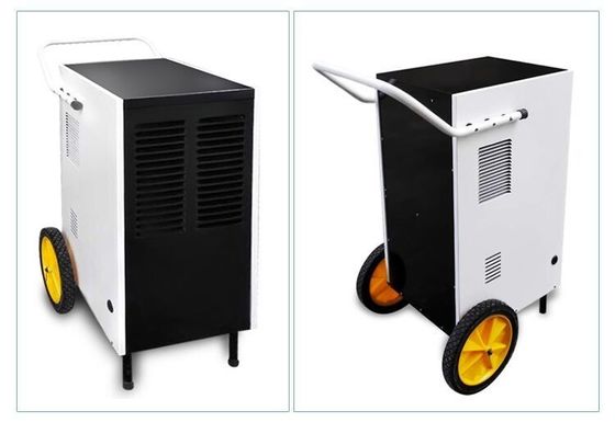 Metal Body 90L/D Industrial Dehumidifier with Big Wheels and Easy-moving Pushing Hand